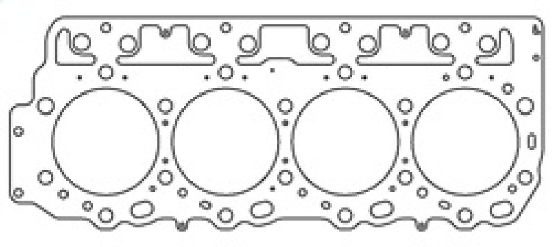 Chevrolet Duramax Head Gasket - Left - Cometic Gasket - MLS-5 .060 inch LHS - `01-`06 Chevrolet Duramax Head Gasket - Left - Cometic Gasket - MLS-5 .060 inch LHS - `01-`06